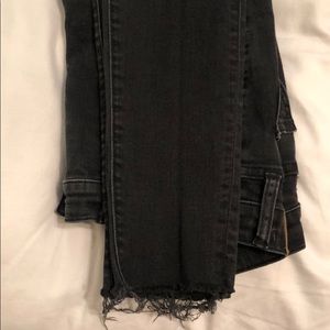 Madewell black skinny jeans